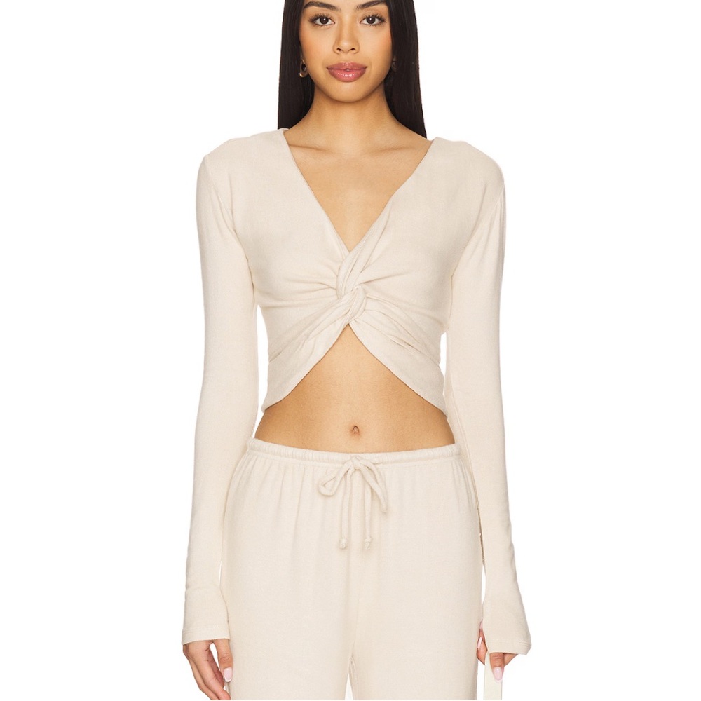 Lovers + Friends Twist Knit Top
